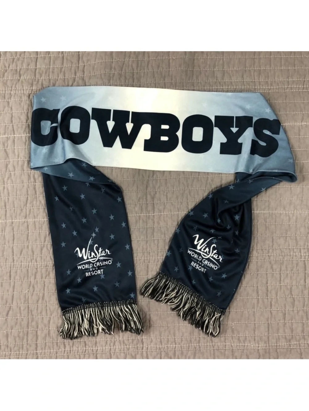 Cowboys Blue Fan Scarf